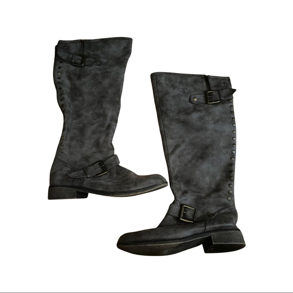 Lightly worn, Madden Girl Cactuss moto boots